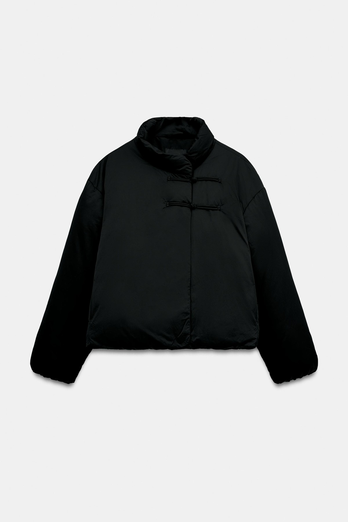 자라 발수 하이넥 아노락 패딩 자켓 4749/725/800 BLACK