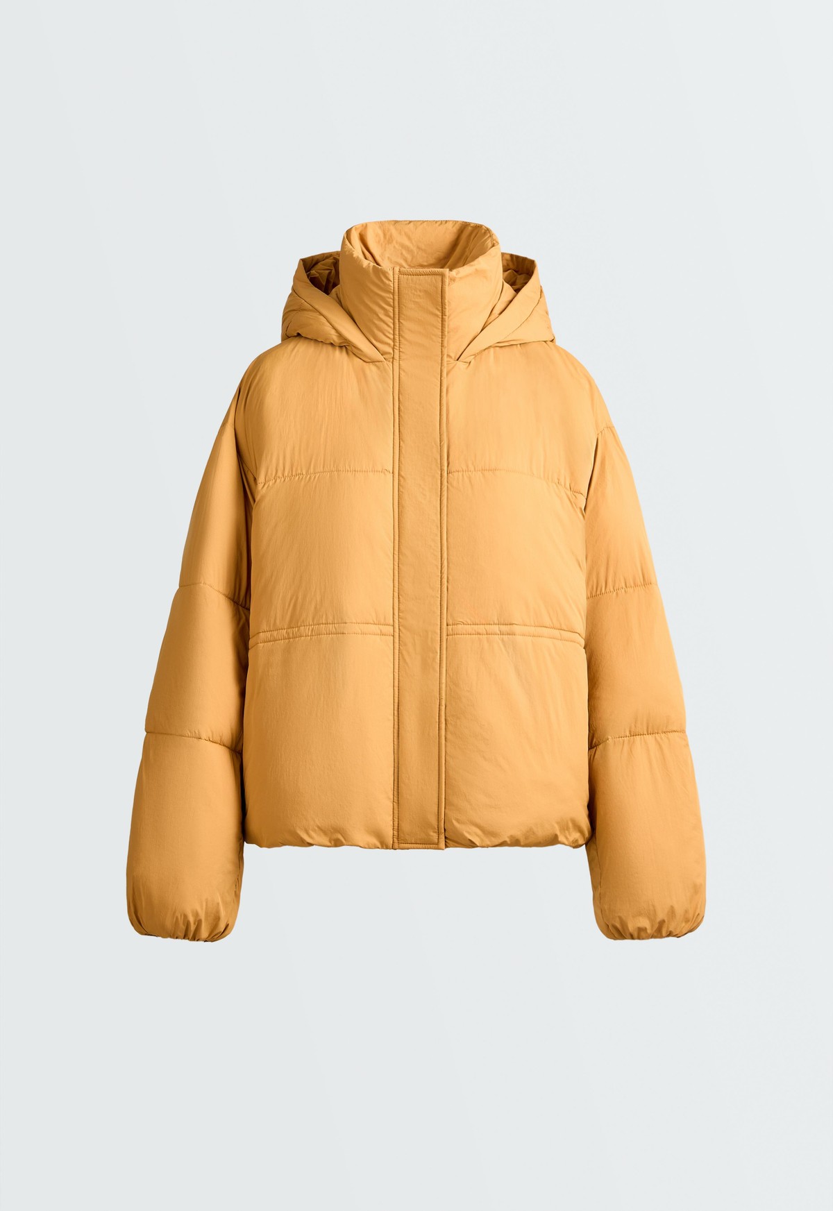오이쇼 발수 오버핏 후드 패딩 자켓 6539/749/305 MUSTARD