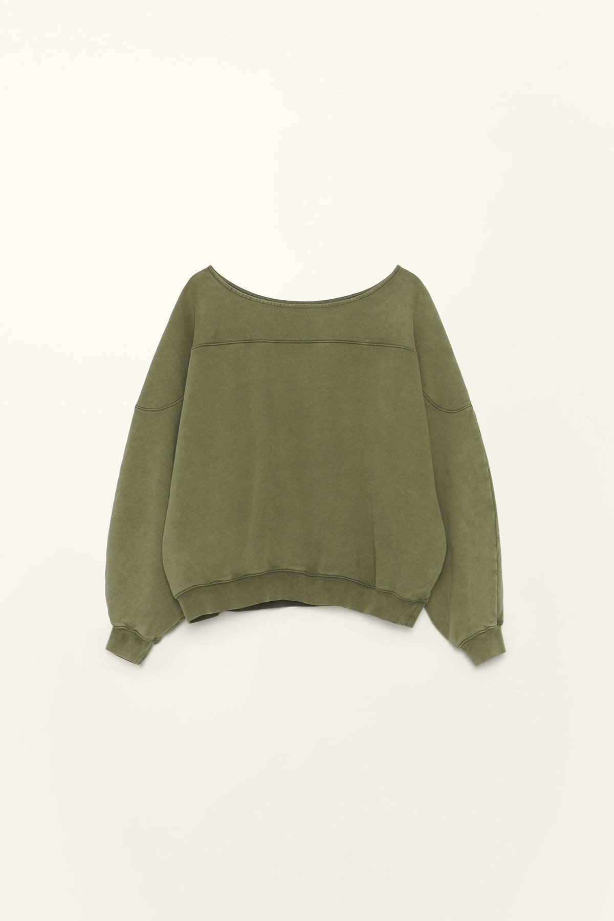 빔바이롤라 벌룬핏 보트넥 긴팔 맨투맨 262BR7501.10530 KHAKI