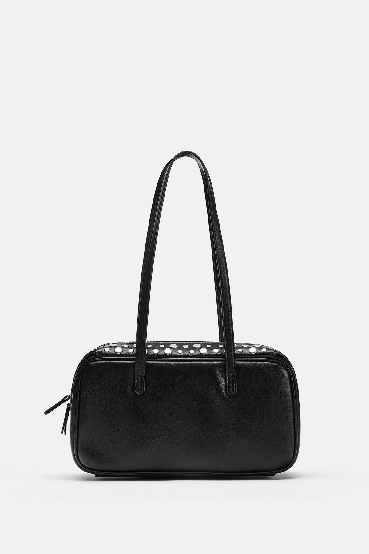자라 스터드 볼링 숄더백 6473/810/800 BLACK
