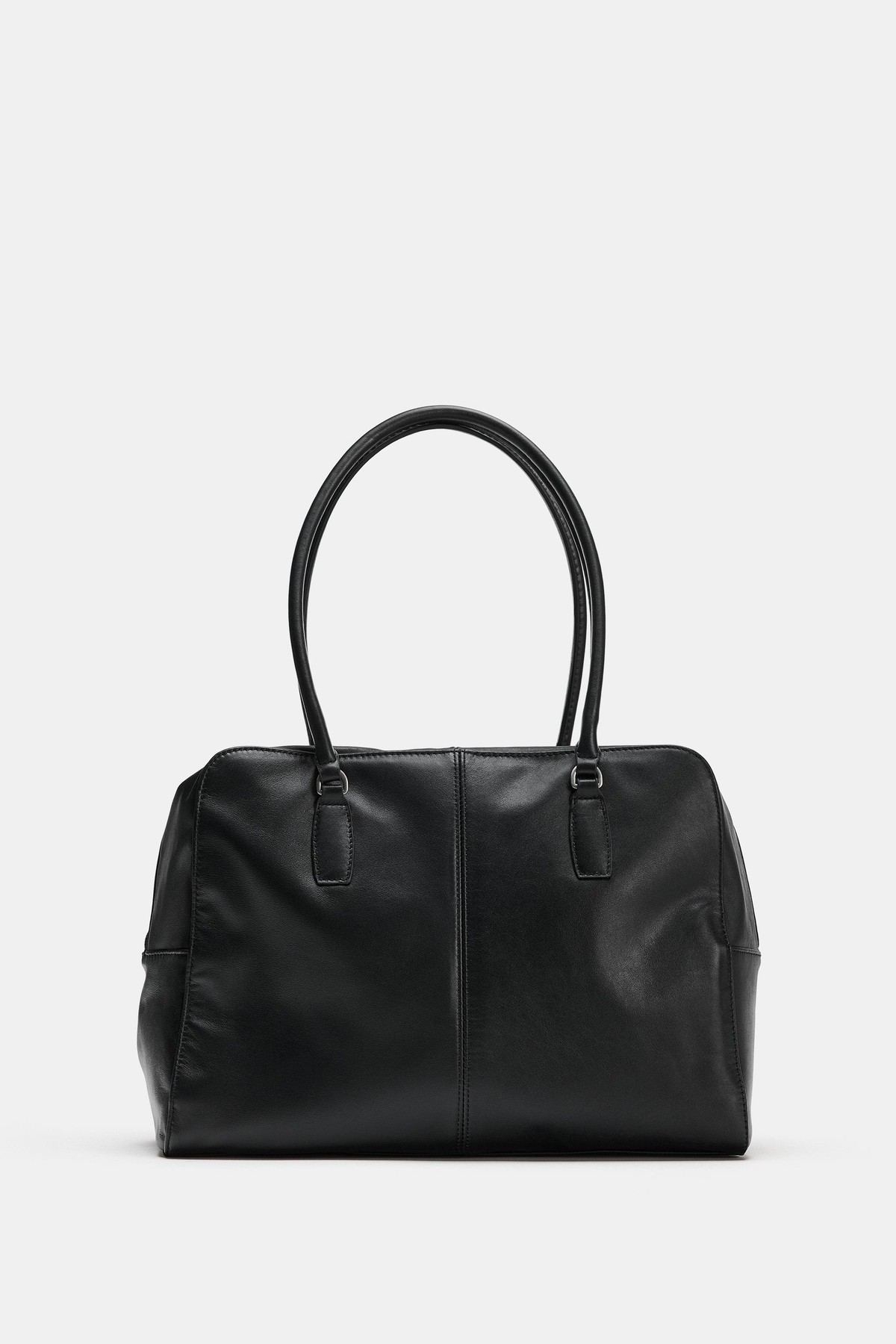 자라 레더 스티치 디테일 숄더백 6778/810/800 BLACK