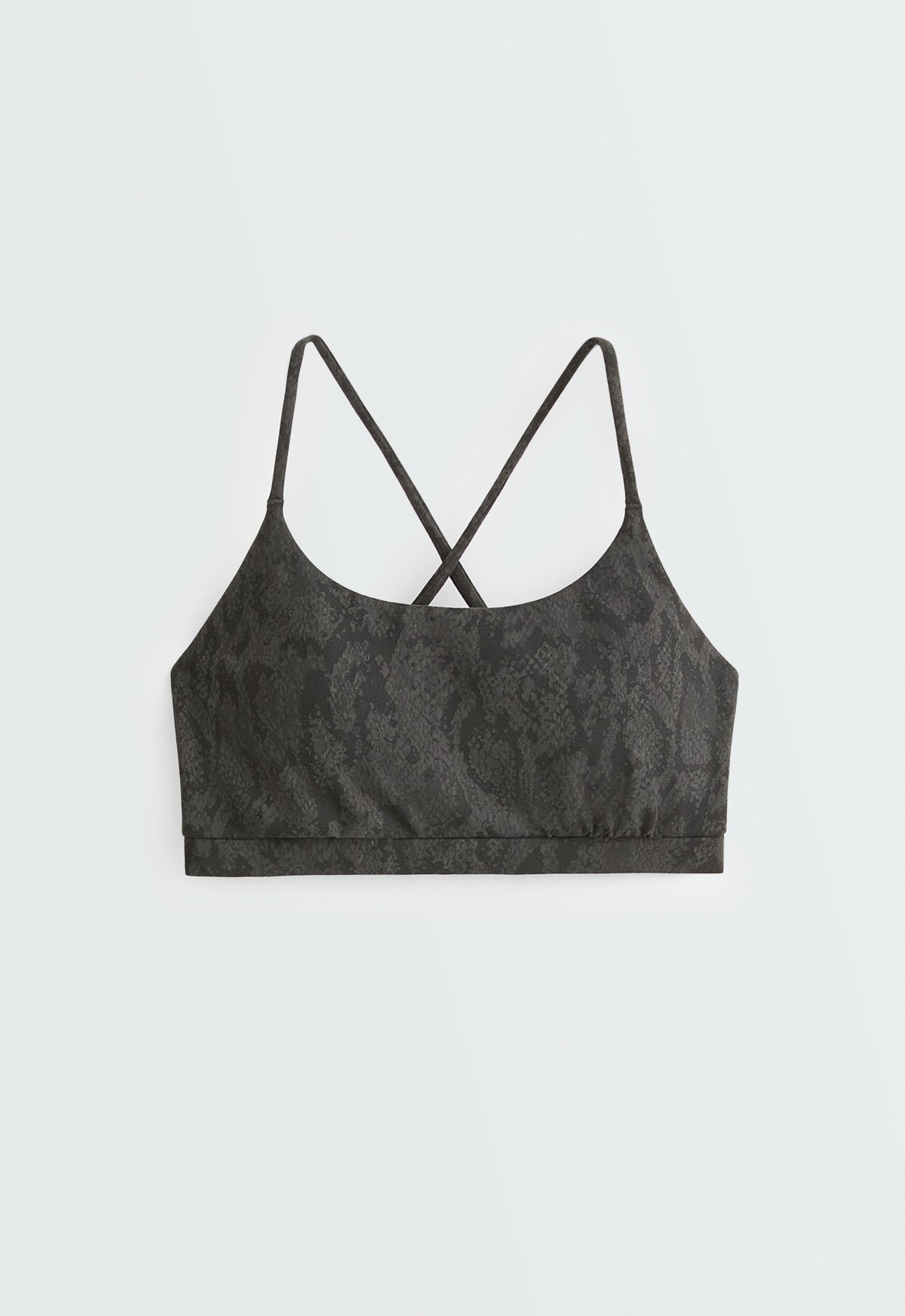 오이쇼 로우서포트 프린트 스포츠 브라 4285/288/200 ANTHRACITE