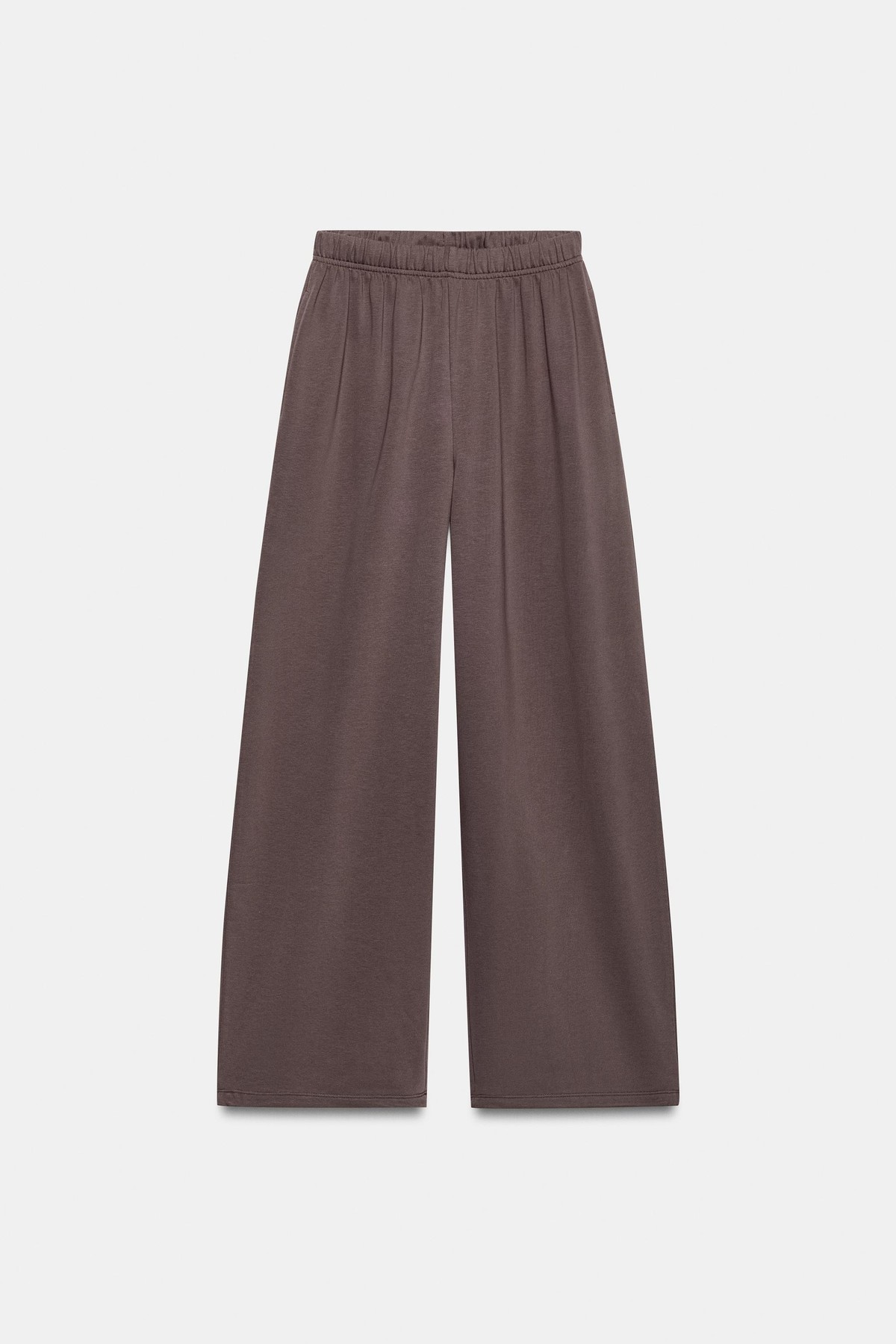 자라 플루이드 와이드 조거 팬츠 3253/828/700 BROWN
