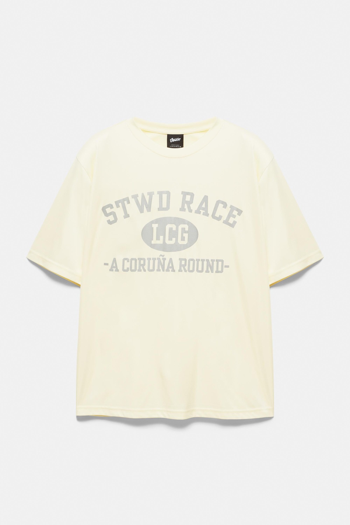 풀앤베어 러너 스타일 그래픽 반팔 티셔츠 7232/547 OFF WHITE
