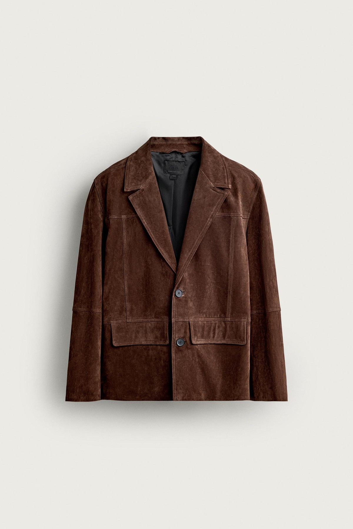 자라 릴렉스핏 스플릿 스웨이드 블레이저 8281/101/642 DARK ORANGE