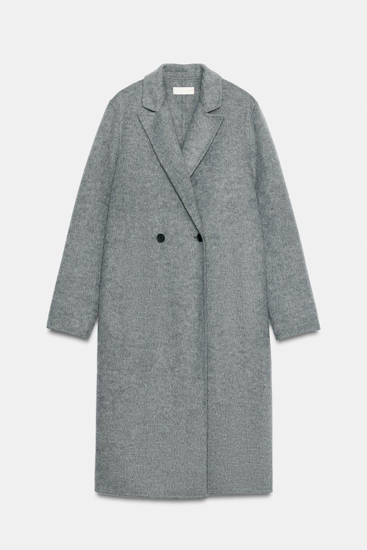 자라 더블 브레스트 롱 코트 4344/658/809 MID-GREY