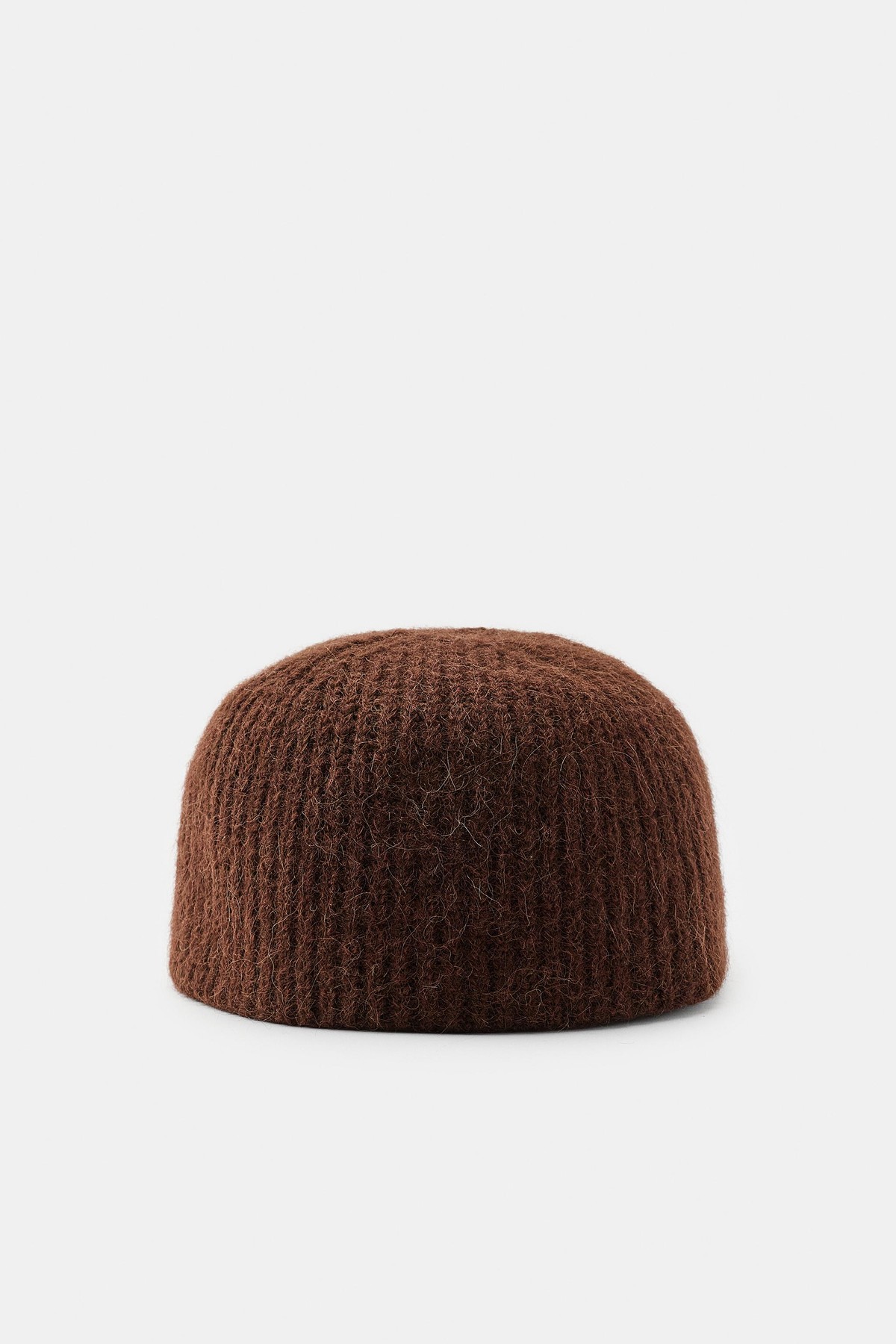 자라 골지 니트 비니 3739/231/700 BROWN
