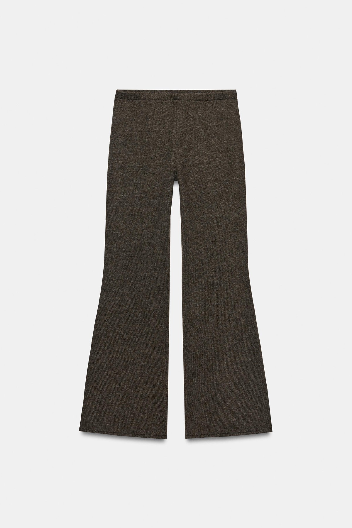 자라 플레어 니트 밴딩 팬츠 1058/633/719 BROWN VIGORE