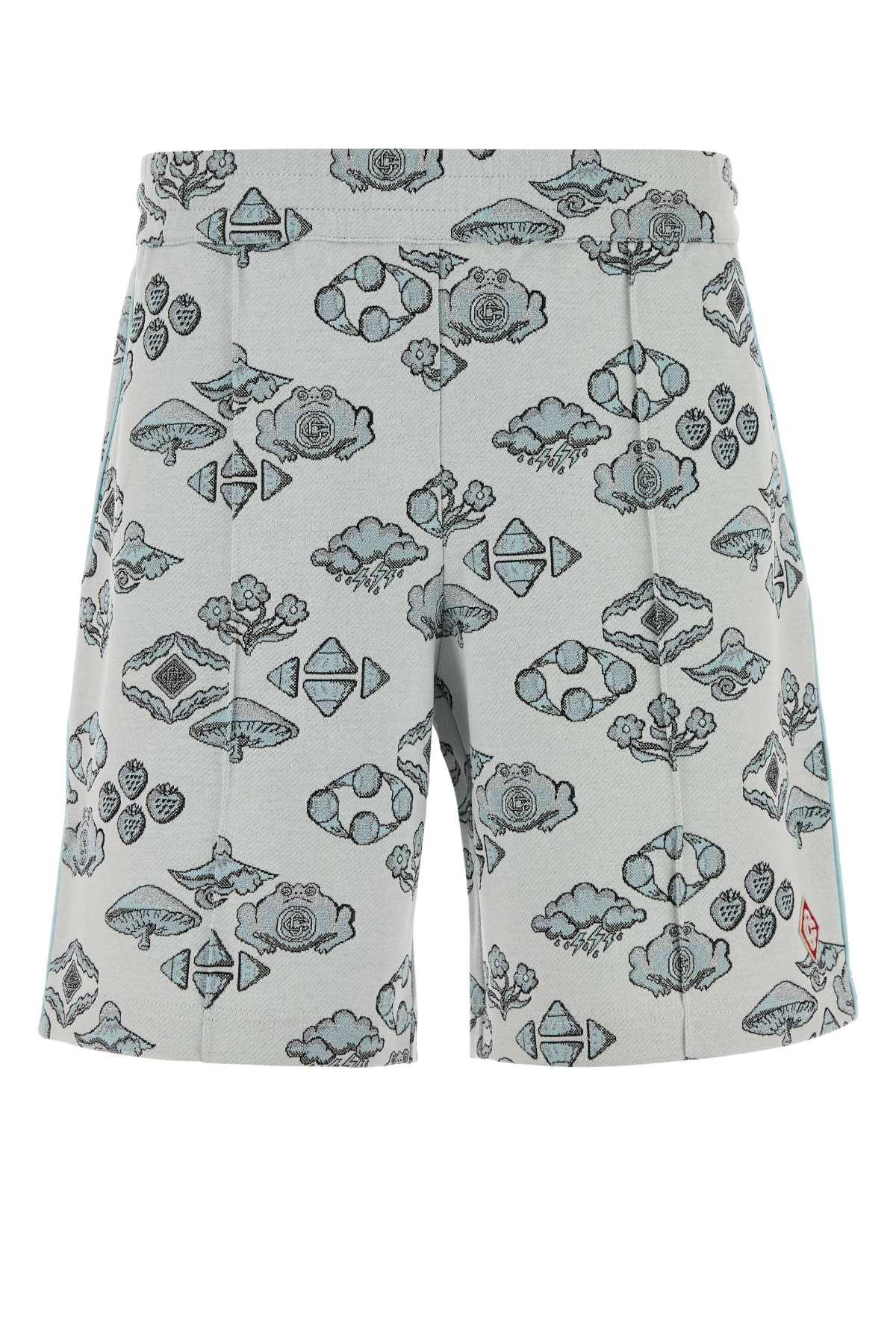 카사블랑카 TRACK SHORTS 스웨트 숏팬츠 남성 멀티 25FW MAW25JTR29101OFFWHITEMULTI