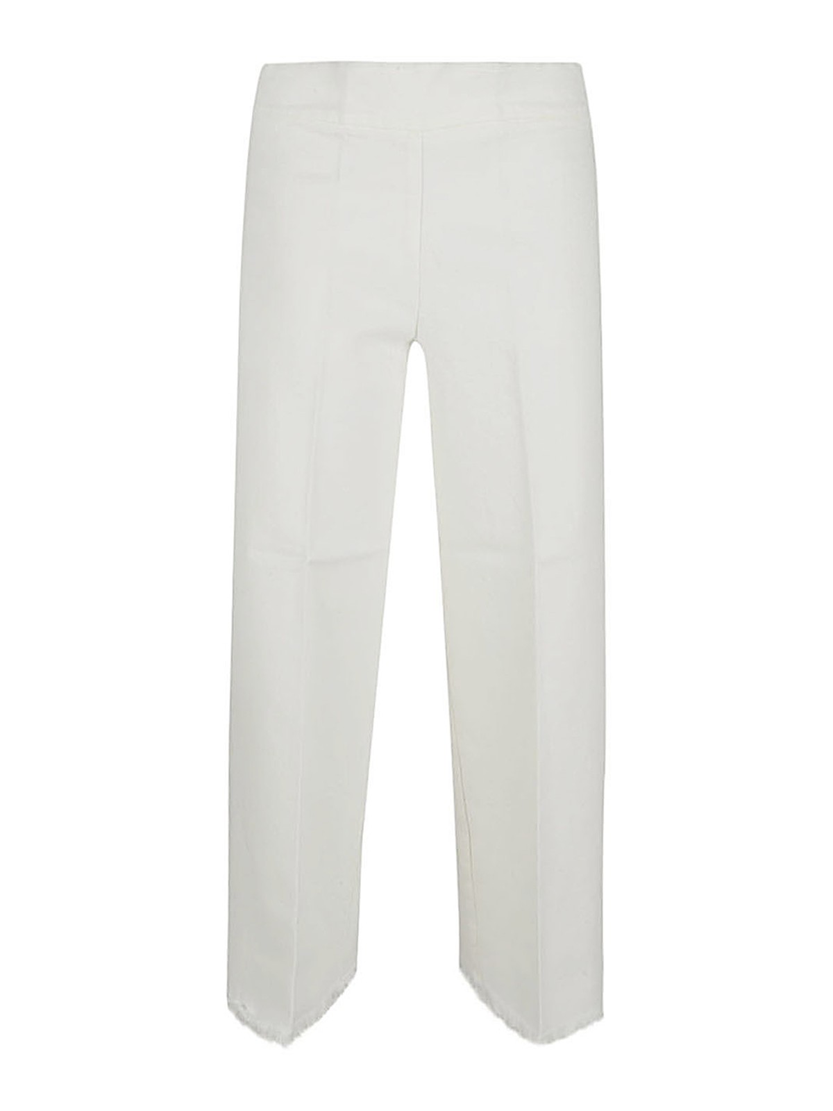 아베누 몬타익네 frayed 크롭 데님 와이드 여성 화이트 23SS ALEXF1421WHITE