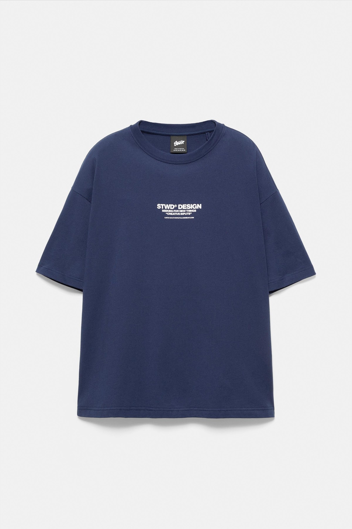 풀앤베어 STWD 그래픽 라운드넥 반팔 티셔츠 7231/712 DARK BLUE