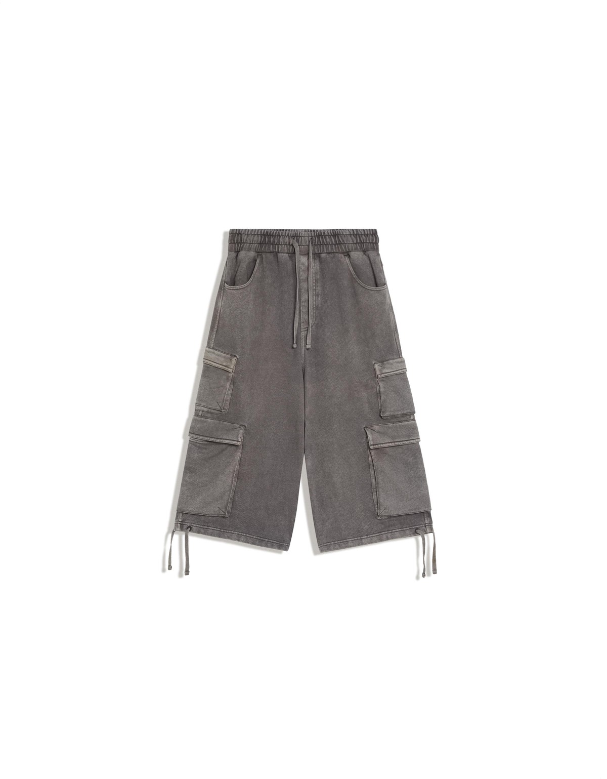버쉬카 워싱 배기 카고 버뮤다 팬츠 4172/732 DARK GREY