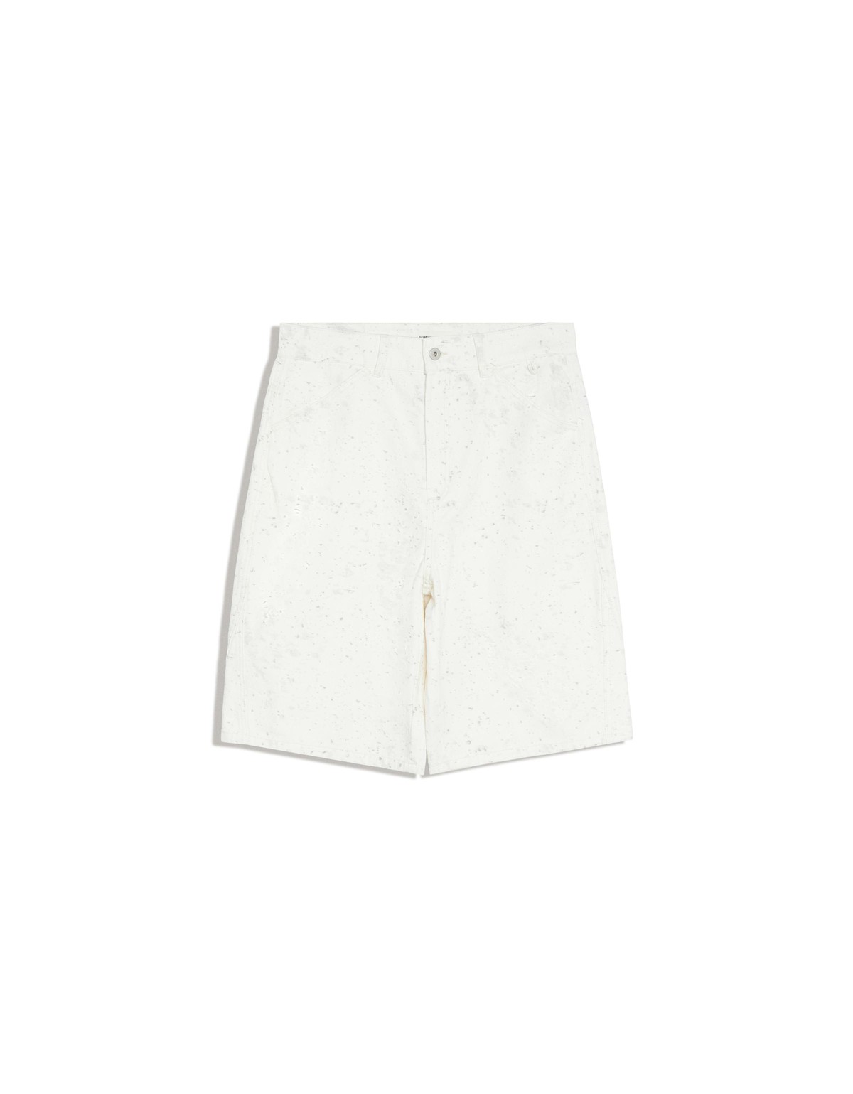 버쉬카 스케이터 프린트 버뮤다 반바지 4220/335 WHITE