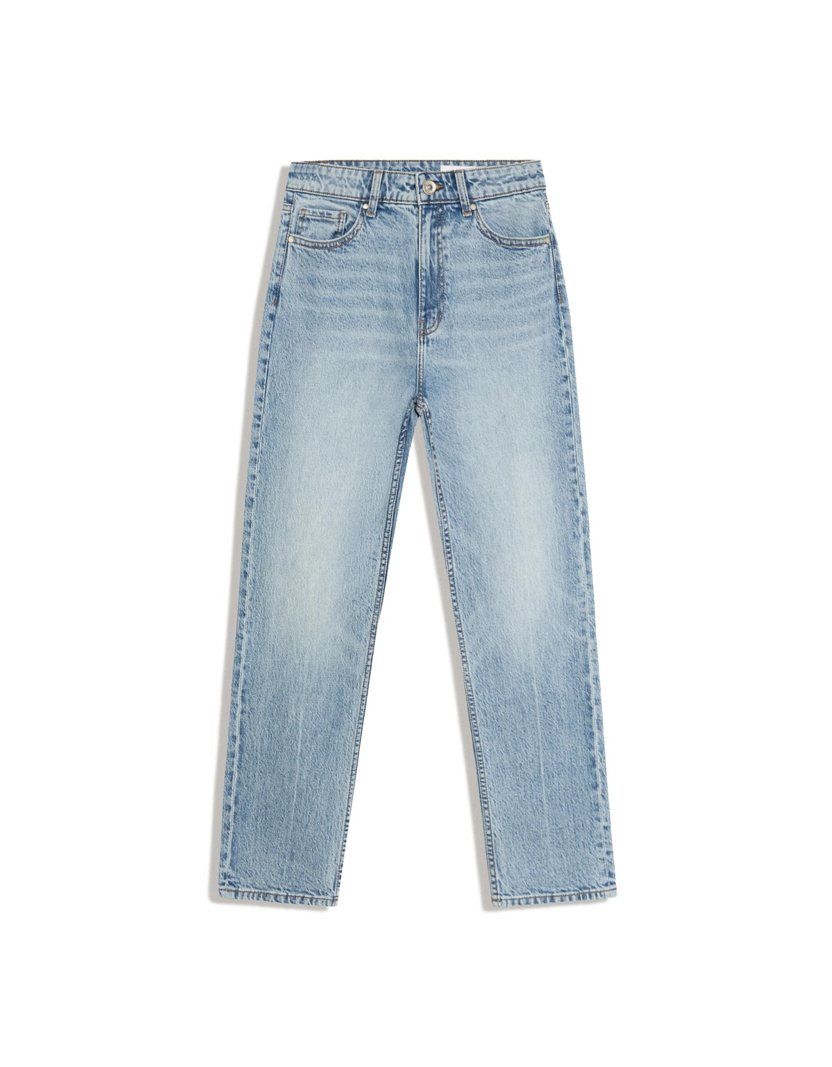 버쉬카 맘핏 하이라이즈 워싱 청바지 3931/777 LIGHT BLUE