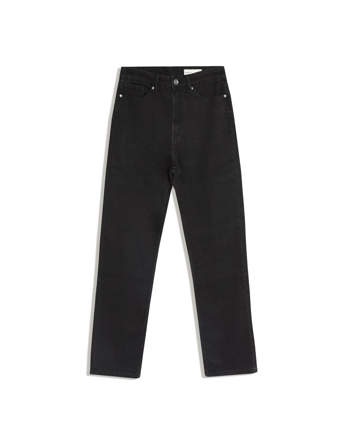 버쉬카 맘핏 하이웨이스트 데님 진 3931/777 BLACK