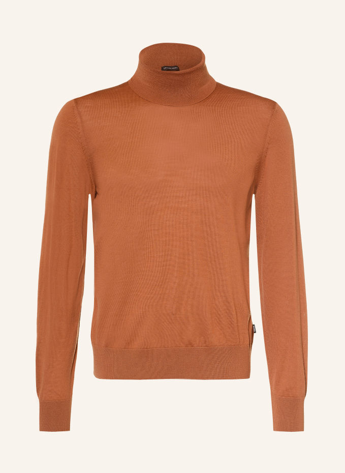 보스 MUSSO Turtleneck 터틀넥 남성 브라운 100322860618000