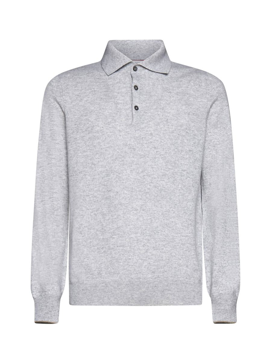 브루넬로 쿠치넬리 Polos 티셔츠 남성 그레이 26FW M2200295CK773