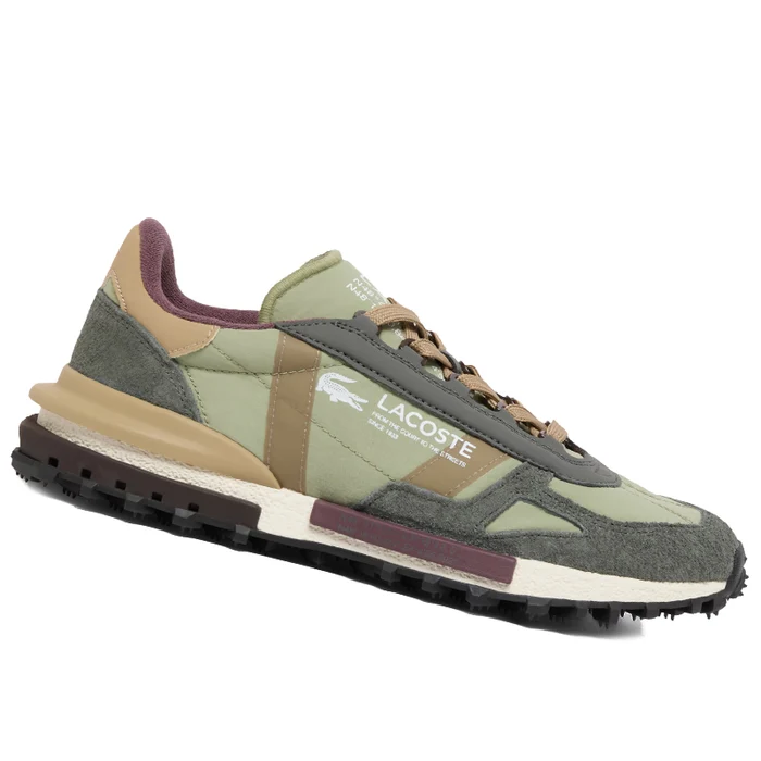 라코스테 SCARPE ELITE ACTIVE 로우탑 스니커즈 남성 그린 I043905E7VERDE