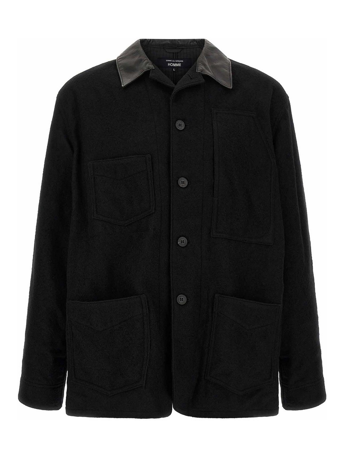 꼼데가르송 Cloth 필드 자켓 남성 블랙 26FW HRJ0200511
