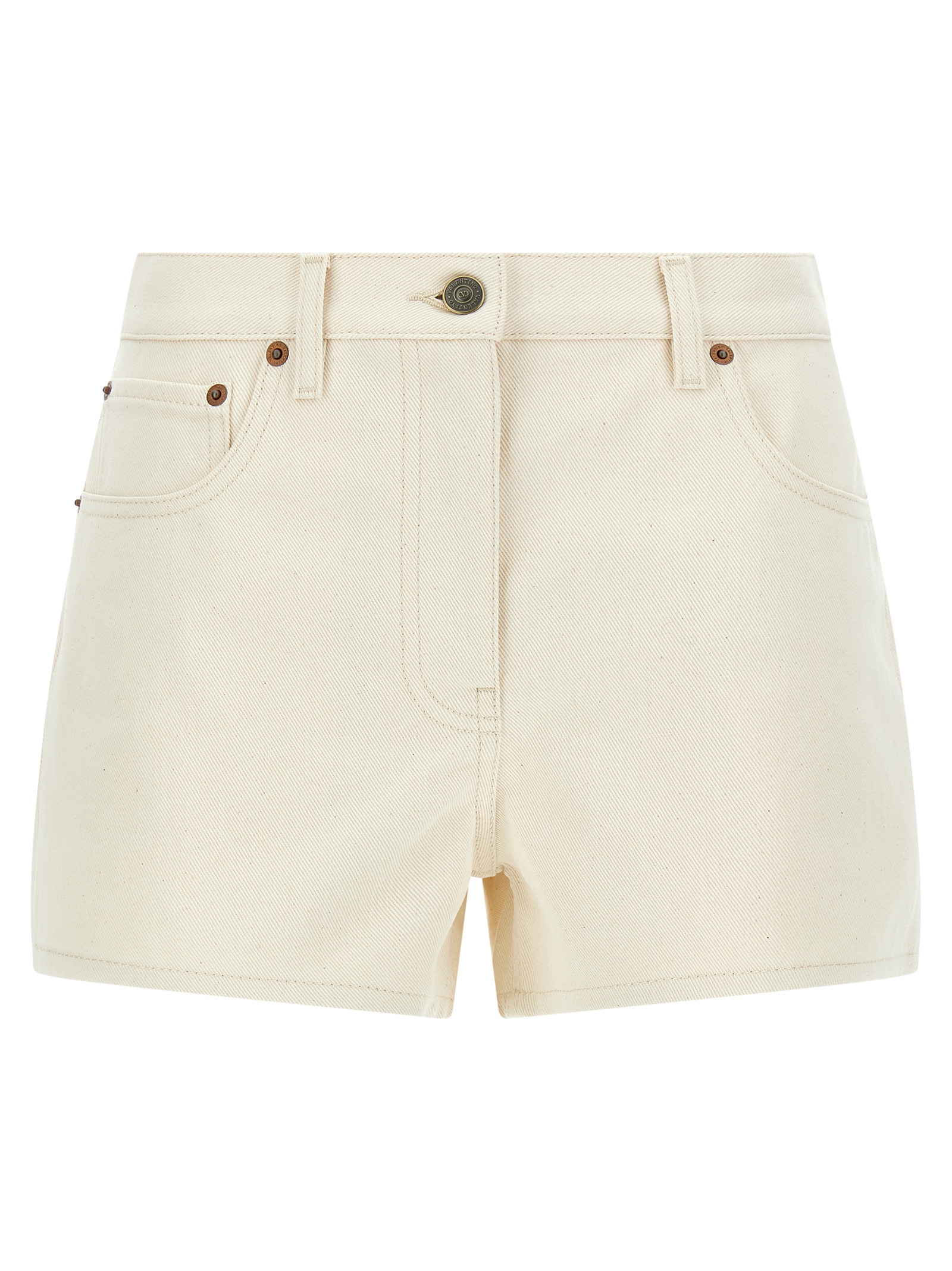 발렌티노 VGold Shorts 숏팬츠 여성 브라운 26SS B3DD22W9Y5A03