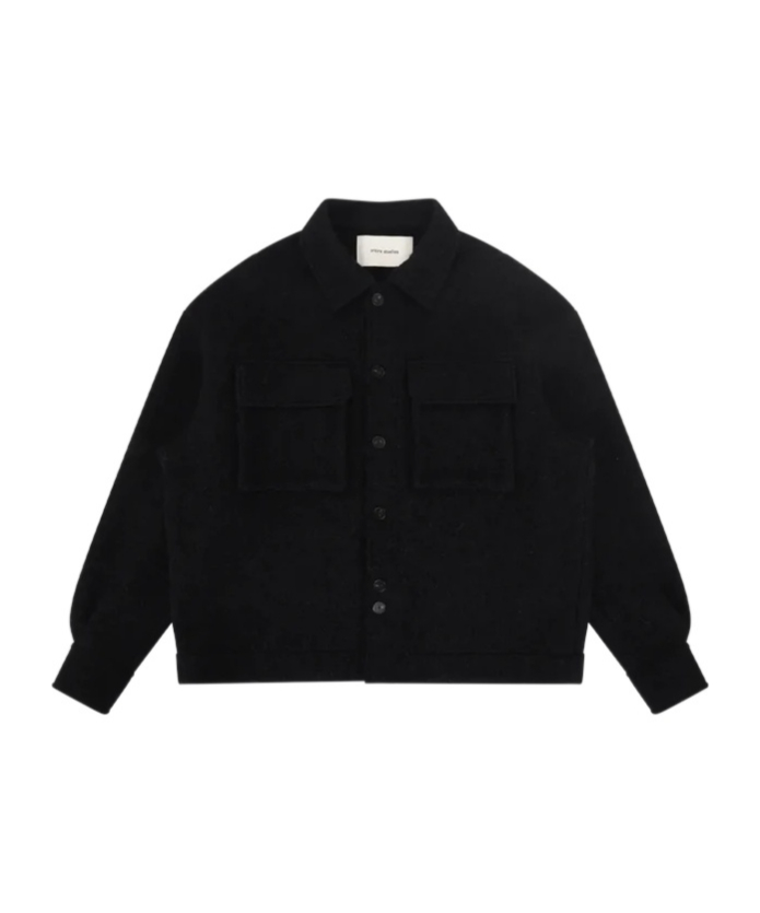 엔티레 스튜디오 필드 자켓 남성 블랙 26FW ESFW26SR026130015
