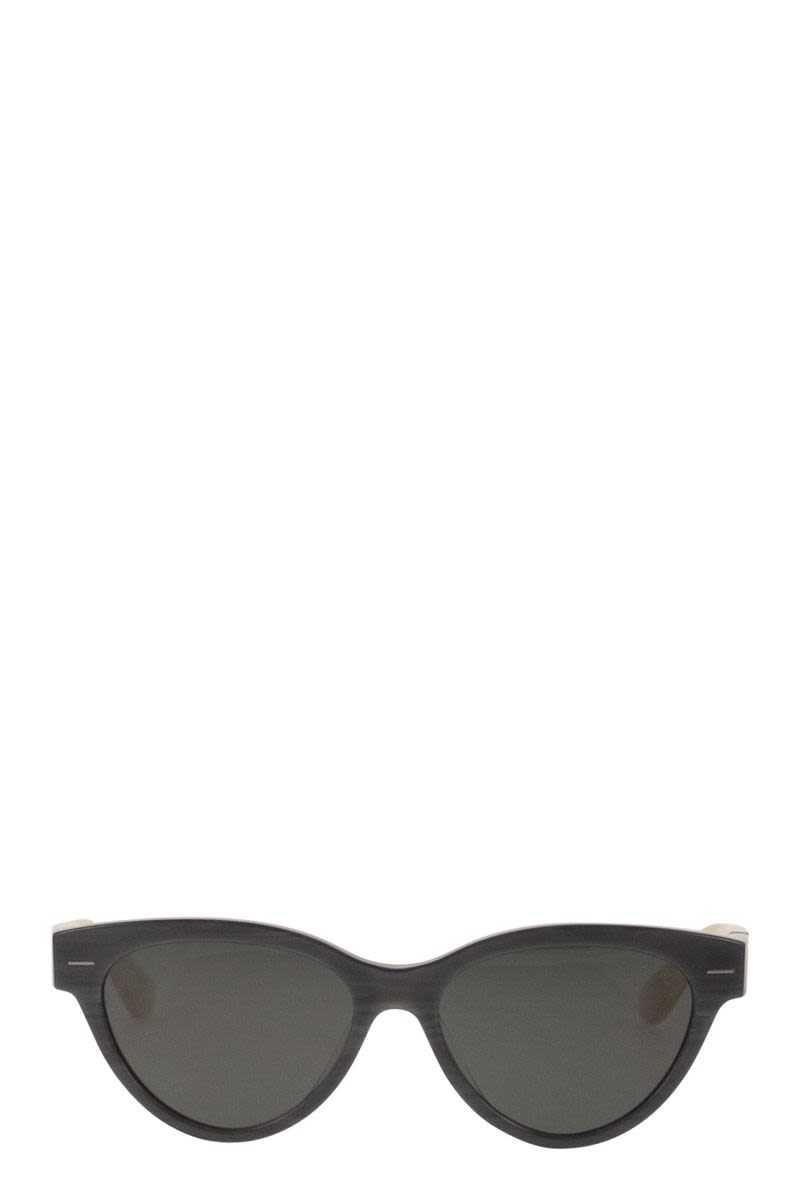 브루넬로 쿠치넬리 cat-eye polarised lenses 선글라스 여성 그레이 26FW 0BC4032S1056P255