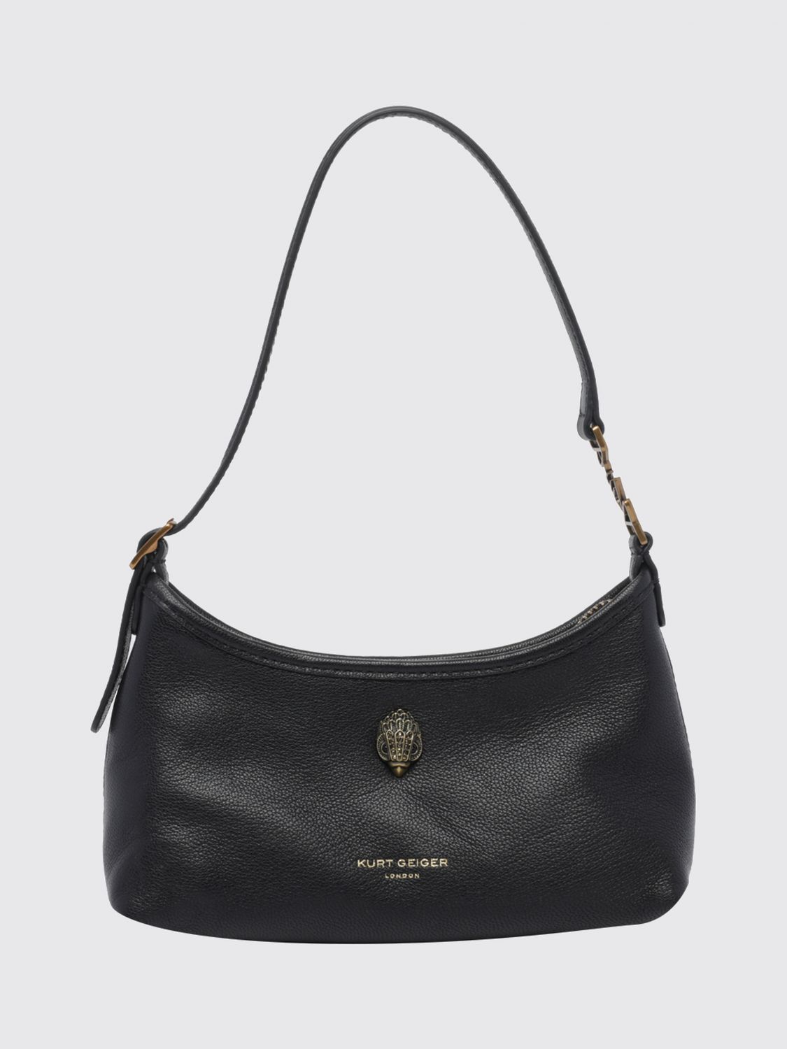 쿨트 제젤 런던 Borsa a spalla pelle di vitello con logo contrasto 미니 숄더백 여성 블랙 26FW 5586600019BLACK