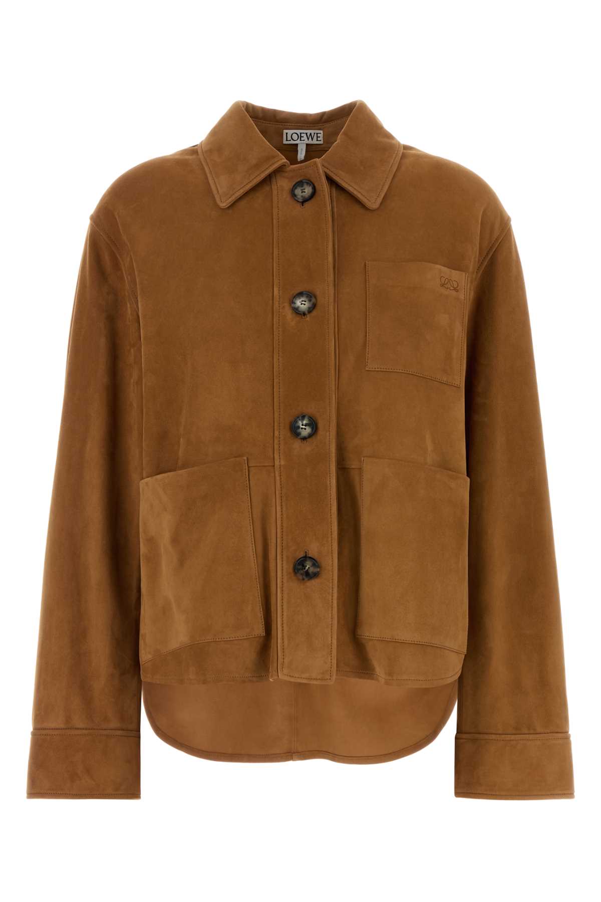 로에베 Caramel 자켓 여성 베이지 26FW S359Y34LBQTAN