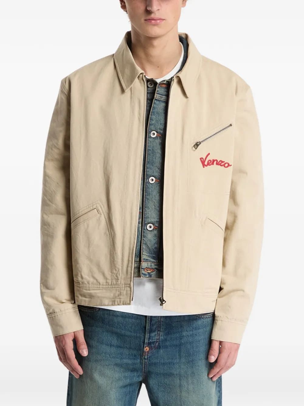 겐조 자켓 남성 브라운 26FW FG65BL1989OT11BEIGE