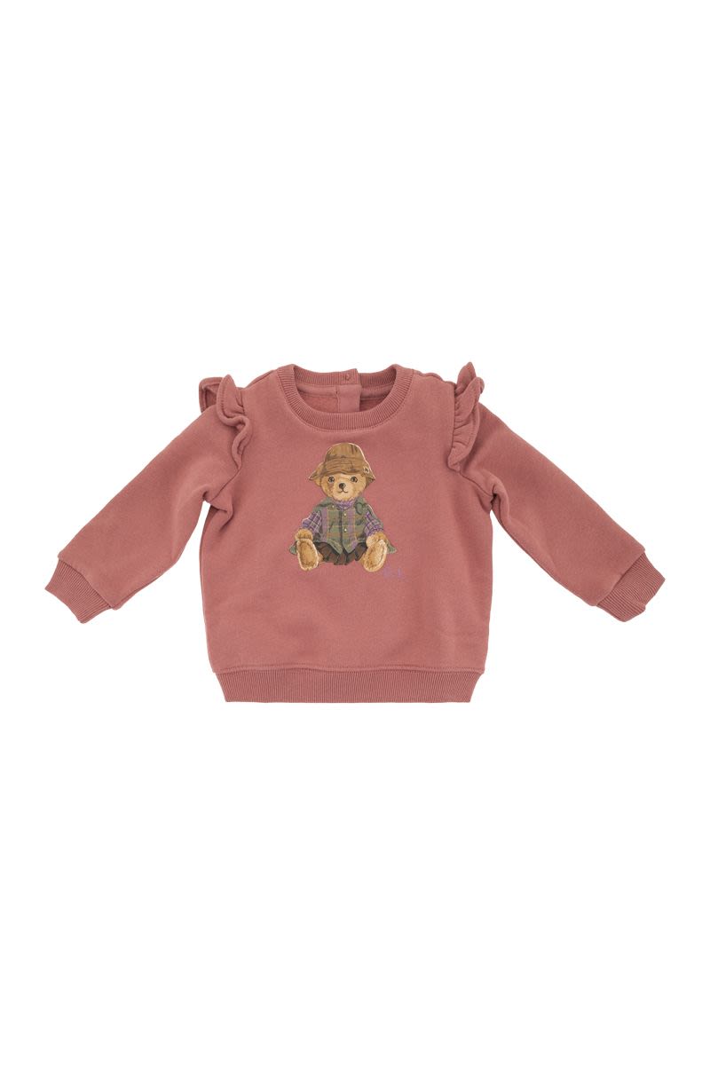 폴로 랄프 로렌 Bear ruffles 니트 여아 핑크 26FW 310B30178001