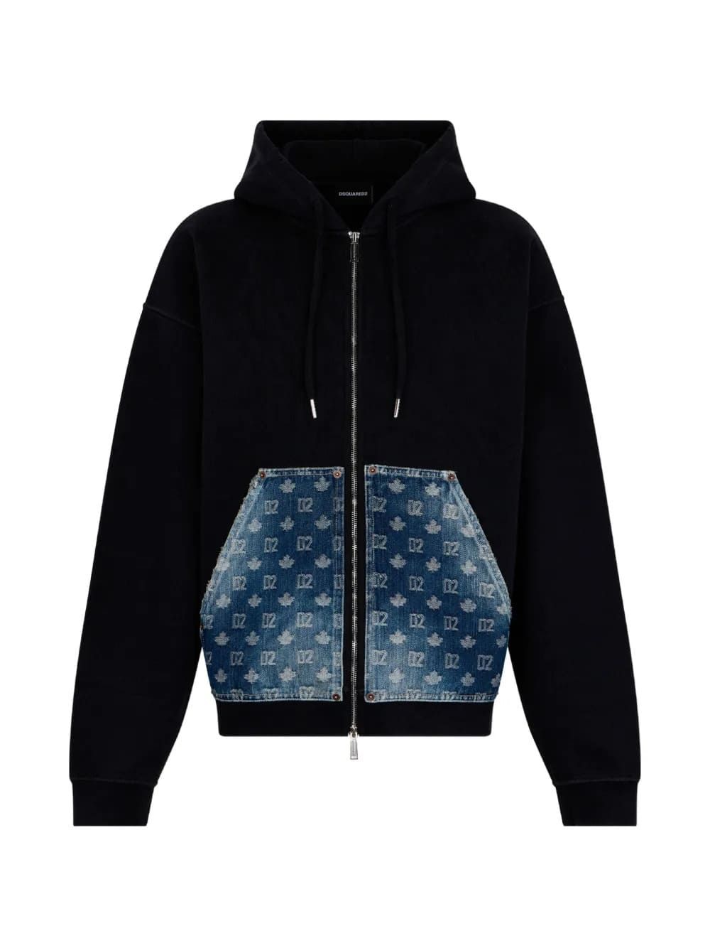 디스퀘어드2 knitted 후디 남성 블루 26FW S74GH0190D25028900DENIM