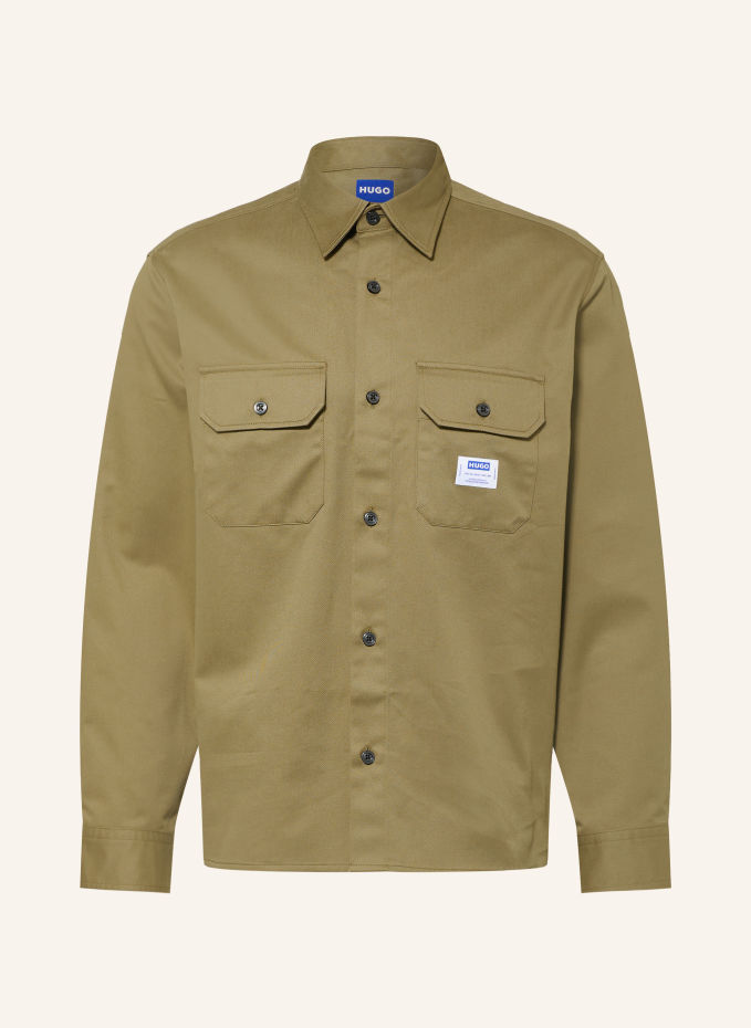 보스 Overshirt EKYNONE 셔츠 자켓 남성 베이지 100320463316000