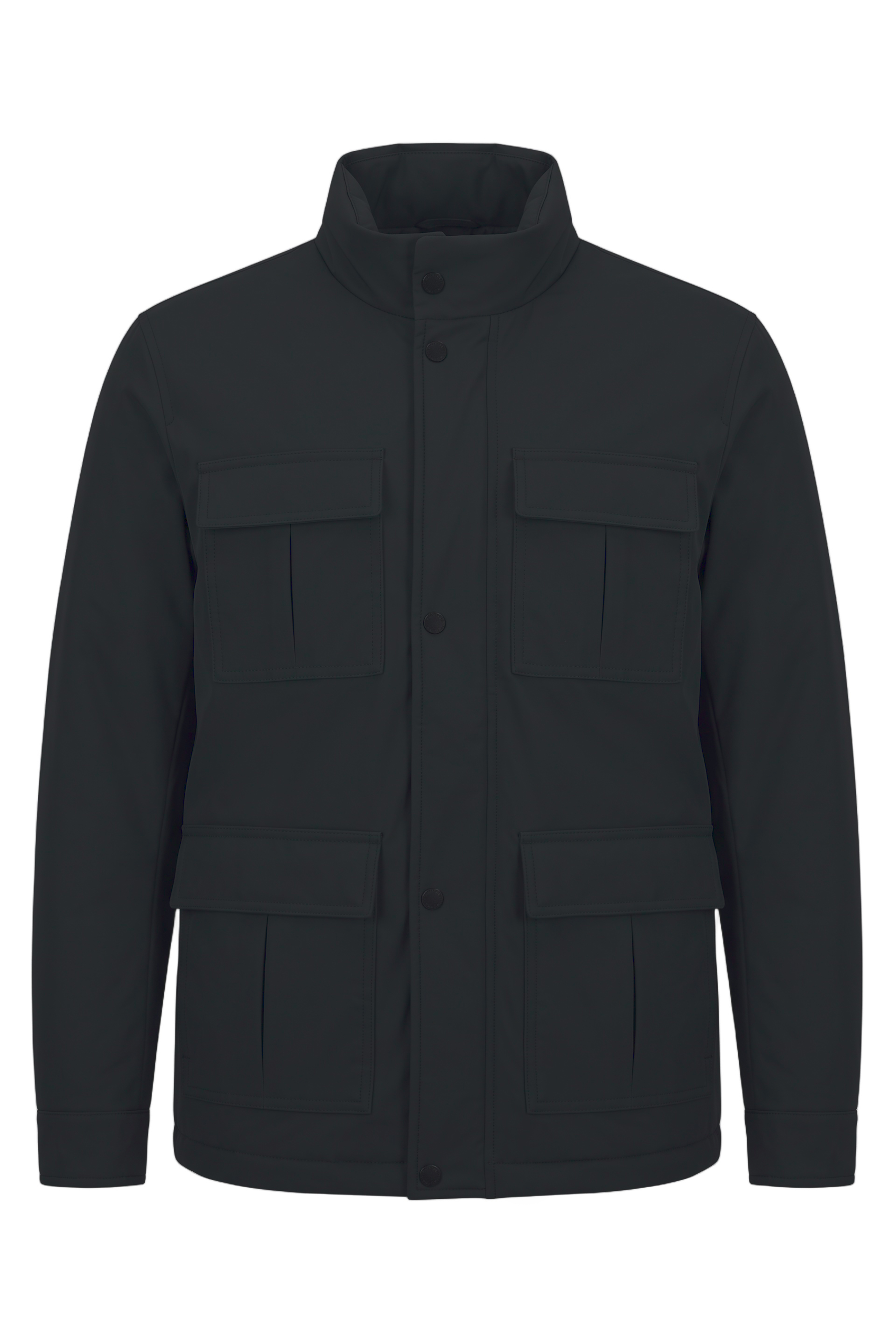 발스알 High collar applied pockets 필드 자켓 남성 블랙 26FW 407AD0930989