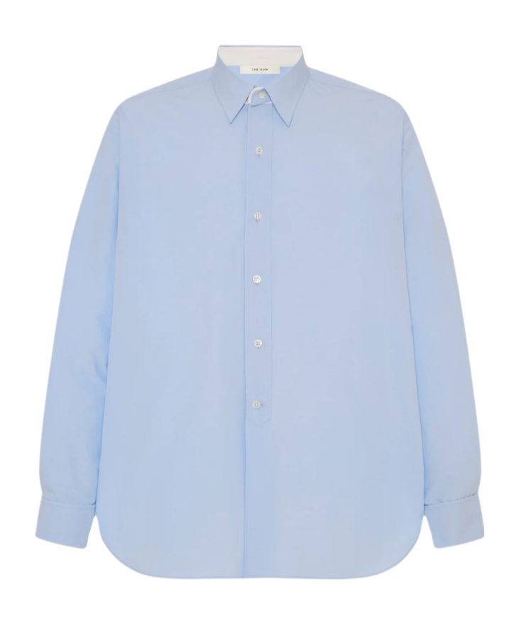 더 로우 긴팔 셔츠 남성 블루 26SS 1316W5078SGB