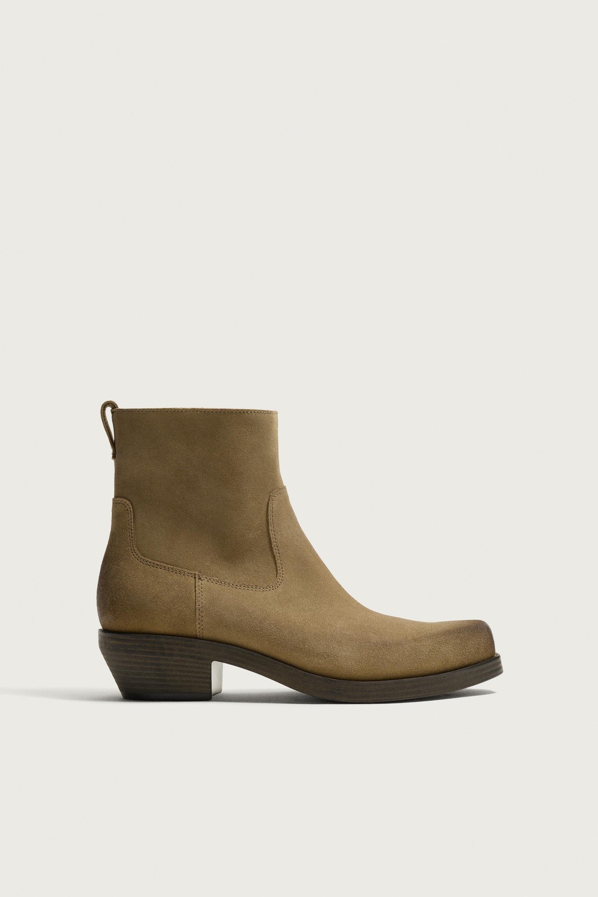 자라 빈티지 웨스턴 레더 앵클부츠 2027/820/700 BROWN