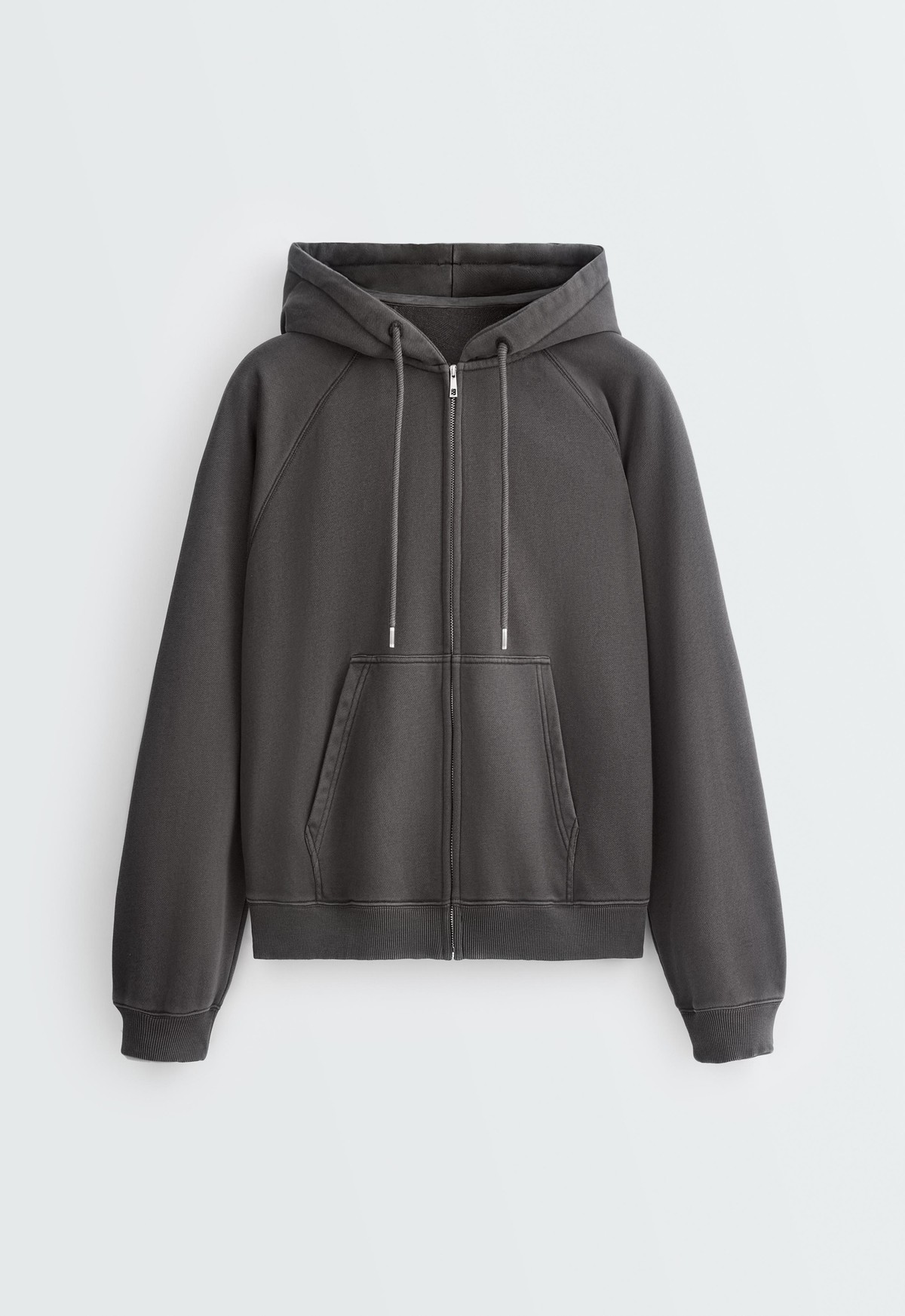 오이쇼 면 혼방 기모 후드 스웨트셔츠 6581/916/898 DARK ANTHRACITE