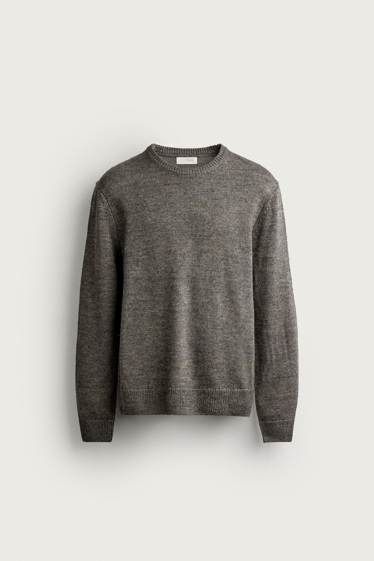자라 울 블렌드 레귤러핏 니트 스웨터 6674/310/826 GREYISH