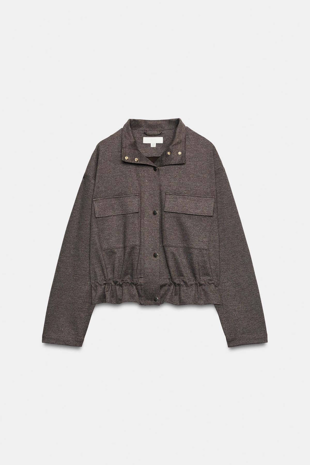 자라 소프트 플랩 포켓 사파리 자켓 8372/597/719 BROWN VIGORE