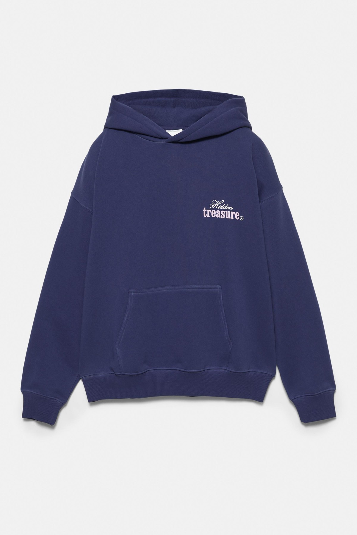 풀앤베어 오버사이즈 그래픽 포켓 후디 3550/327 DARK BLUE