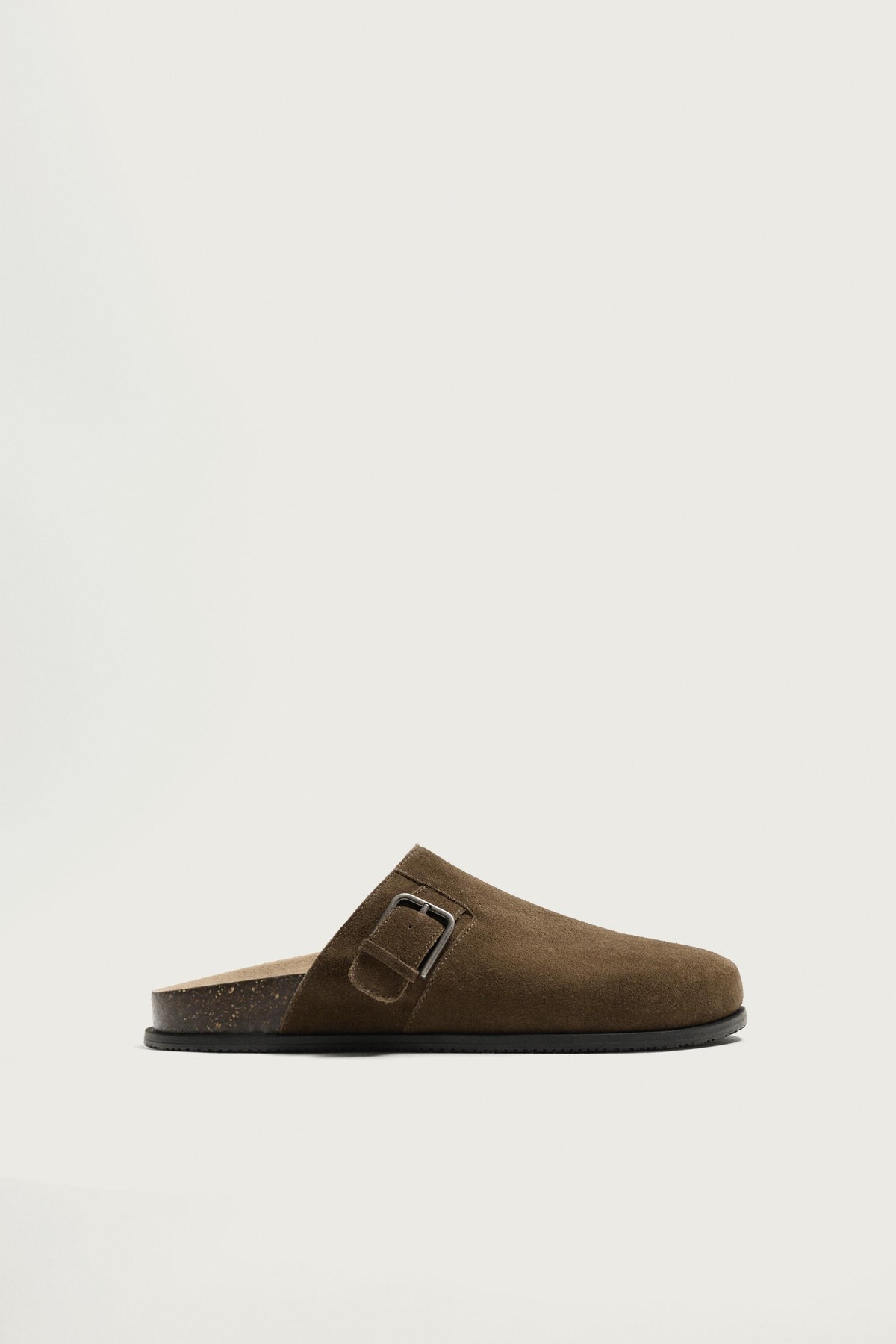 자라 버클 스웨이드 레더 클로그 2728/720/700 BROWN
