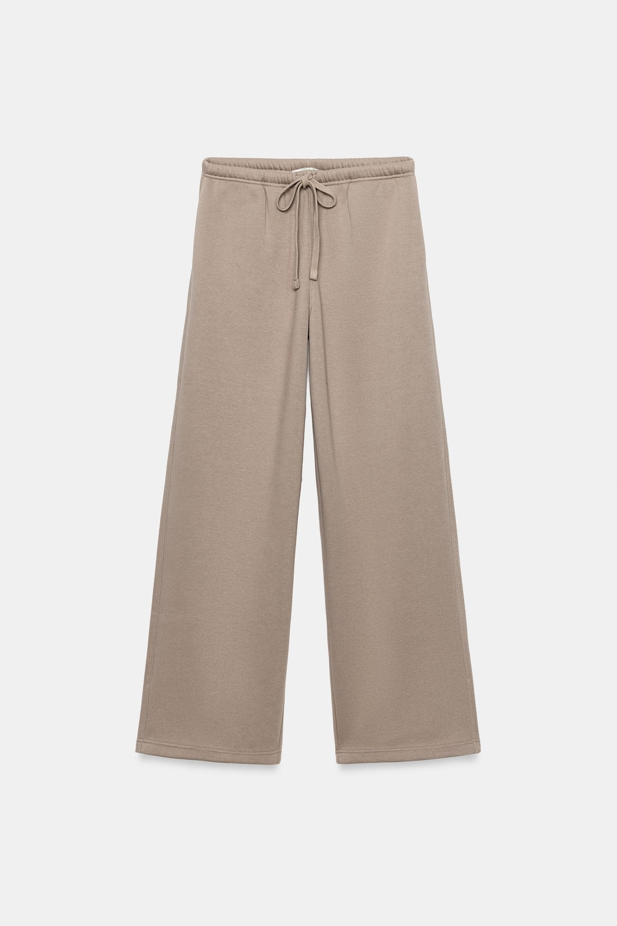 자라 코튼 혼방 와이드 플러시 팬츠 8417/801/730 LIGHT BROWN