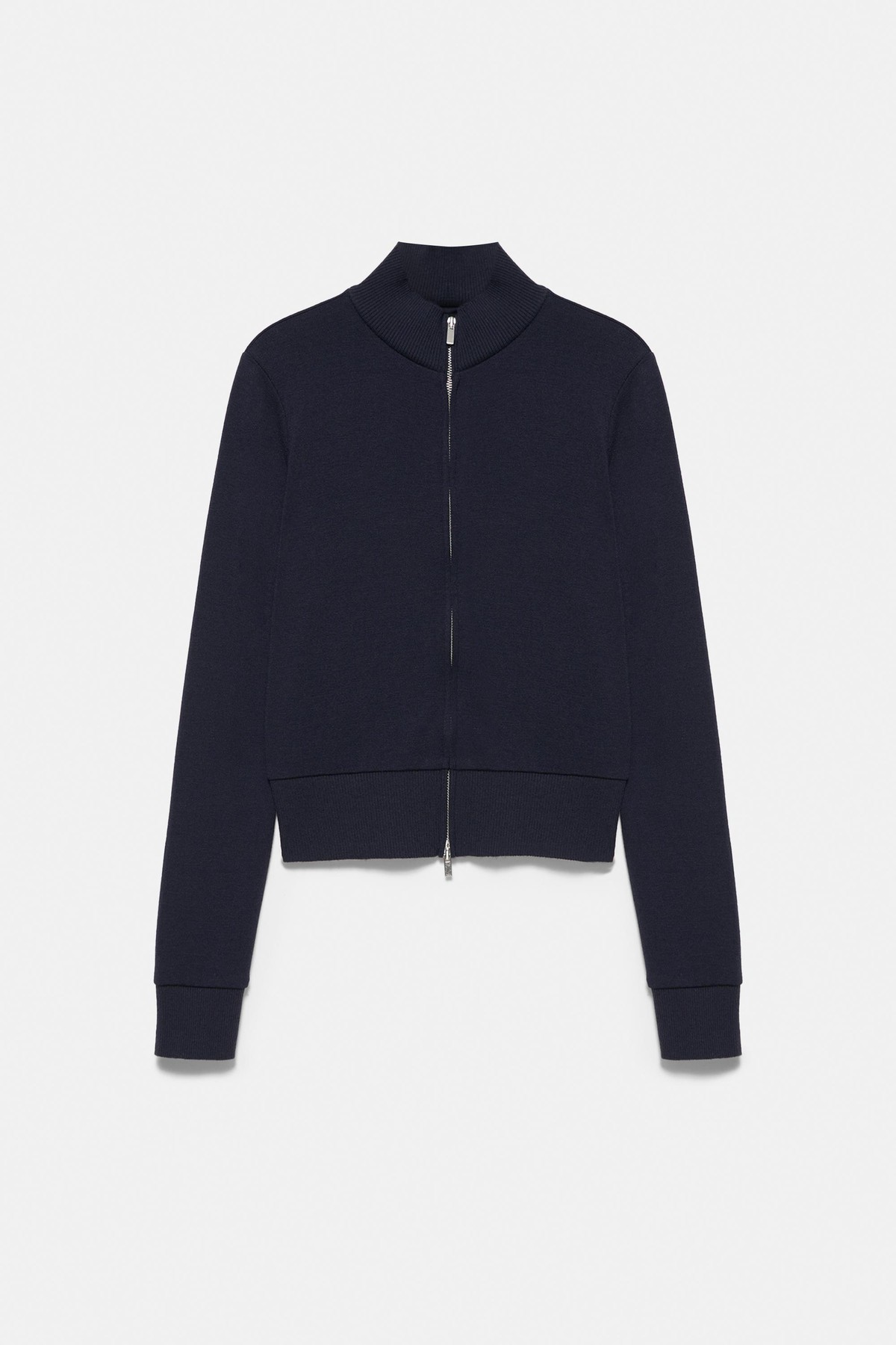 풀앤베어 소프트 하이넥 지퍼 가디건 7563/319 NAVY