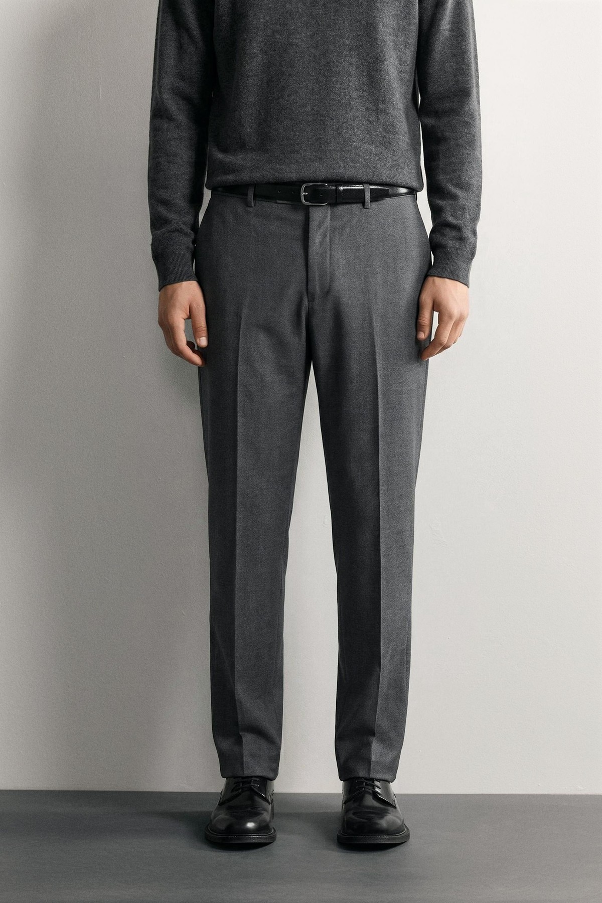 자라 슬림핏 컴포트 정장 팬츠 2701/905/055 GREY / BLUE
