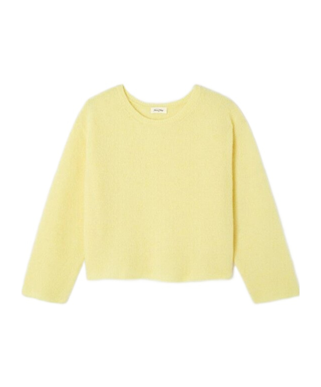 아메리칸 빈티지 knitted 니트 여성 옐로우 26FW VITO18PH26CITRONNIER