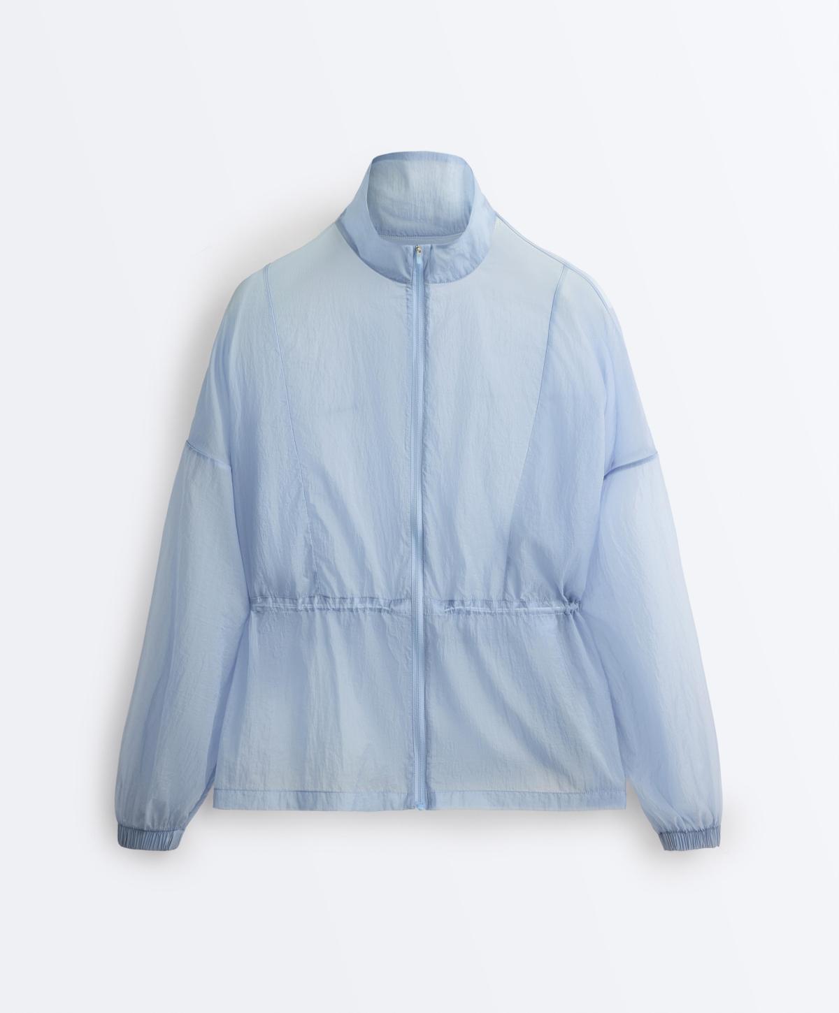오이쇼 하이넥 집업 경량 트랙 자켓 6087/943/203 MID GREY-BLUE