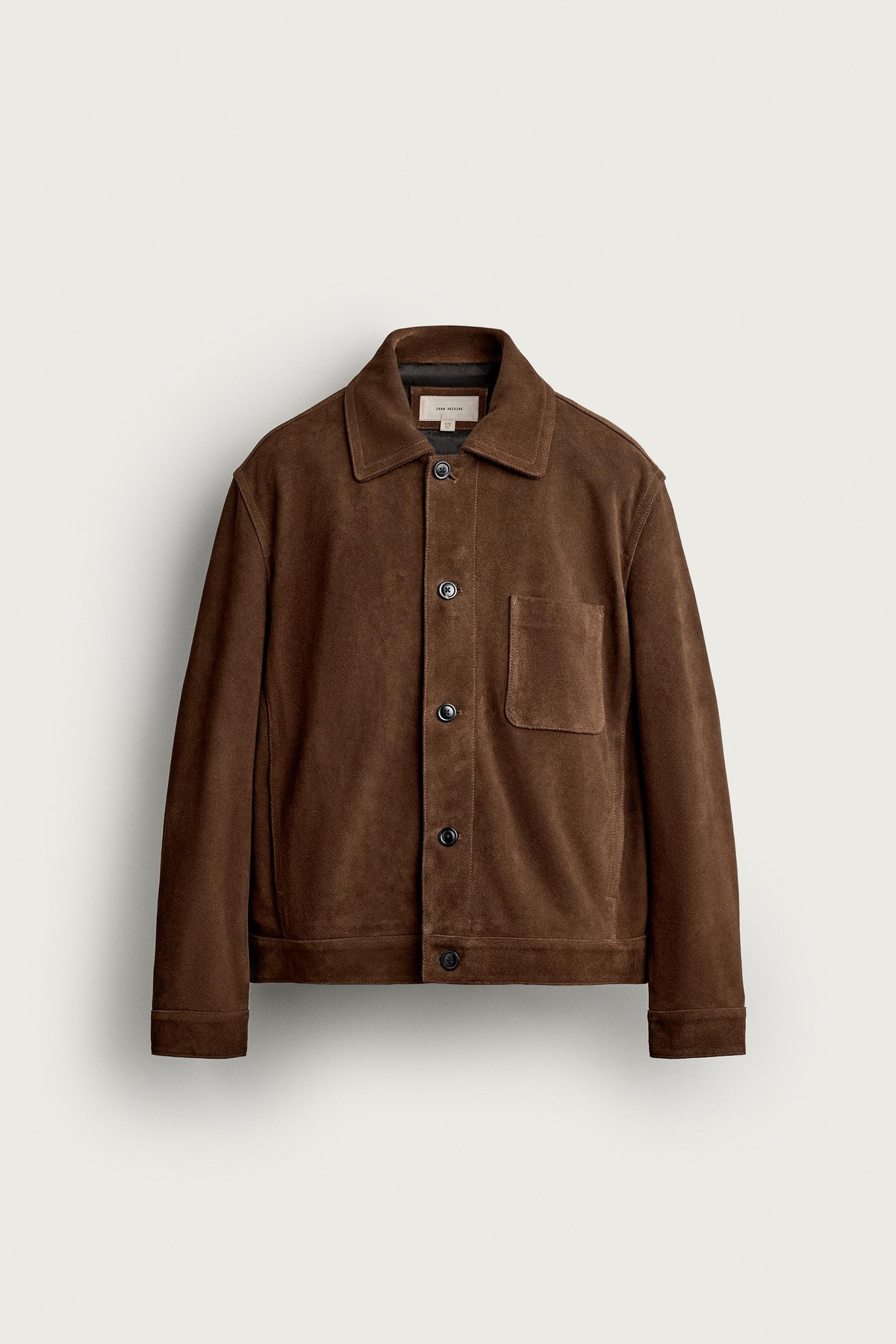 자라 릴렉스핏 스웨이드 레더 자켓 4416/326/778 BRANDY