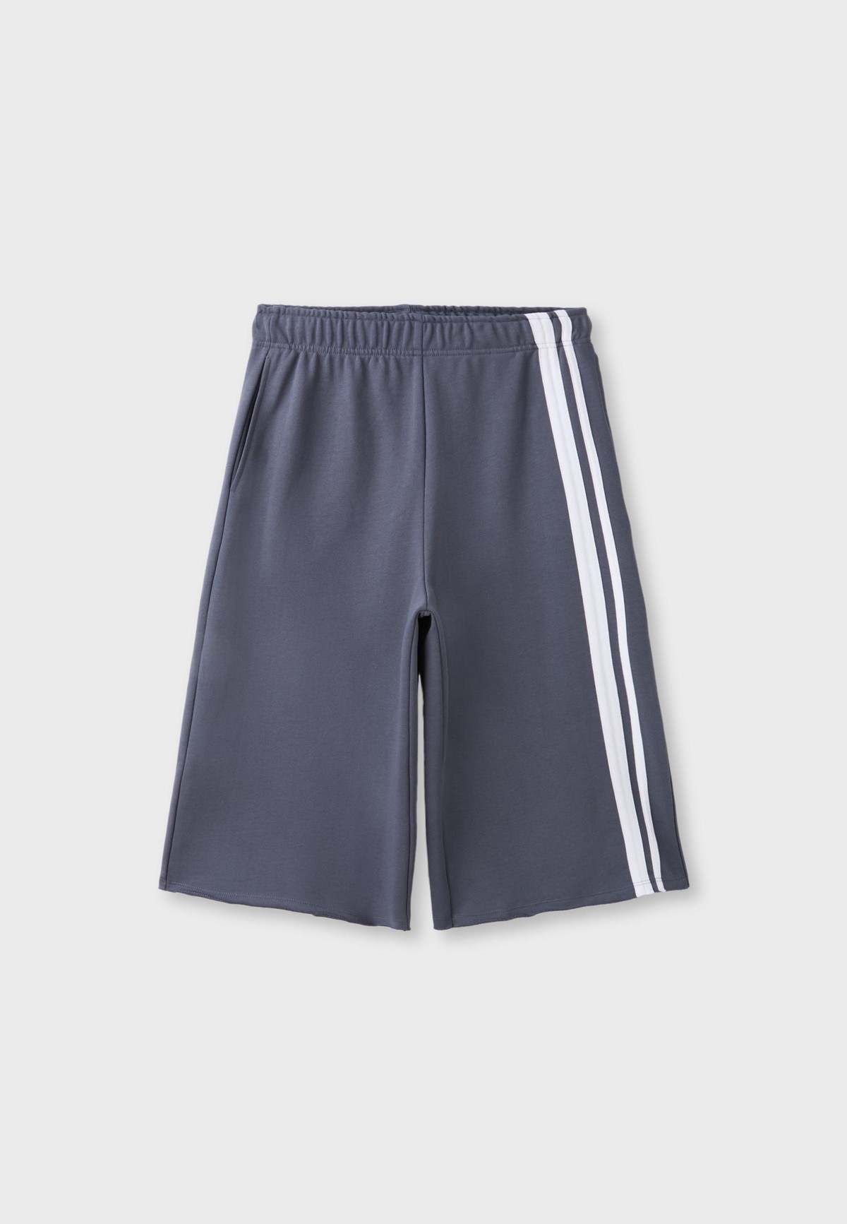 스트라디바리우스 사이드 밴드 플리스 버뮤다 팬츠 8308/520/250 CHARCOAL GREY