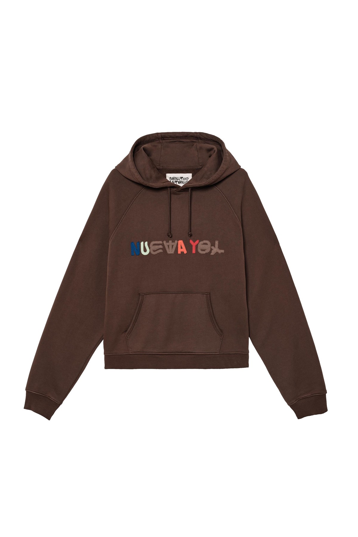 자라 크롭 패치 그래픽 후디 4087/037/700 BROWN