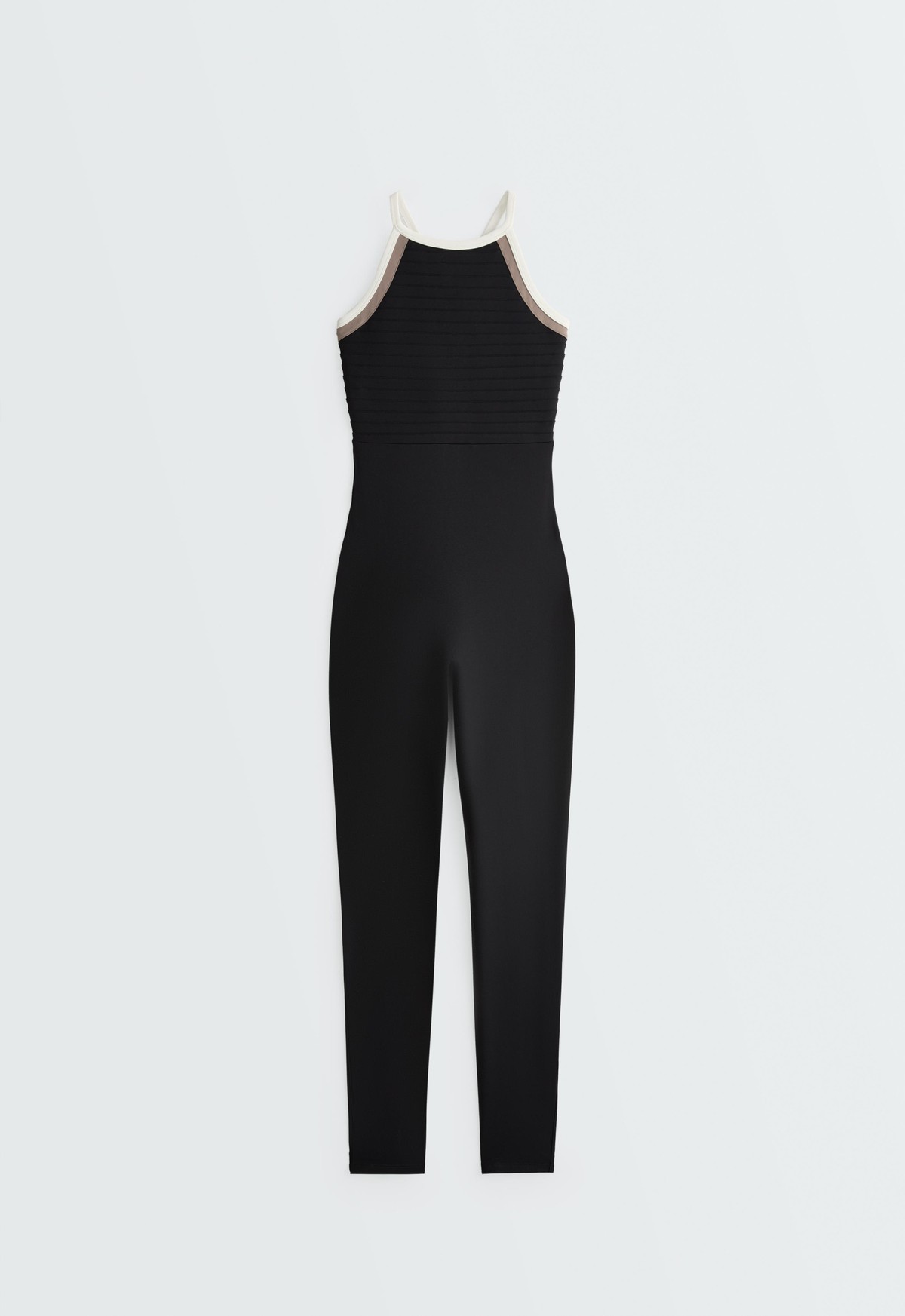 오이쇼 컴포트럭스 컬러블록 점프수트 6362/332/800 BLACK