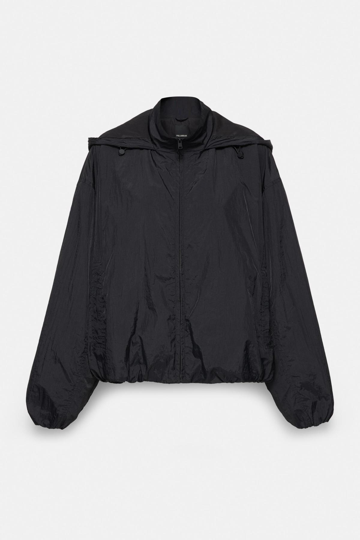 풀앤베어 경량 후드 바람막이 자켓 7720/333 BLACK